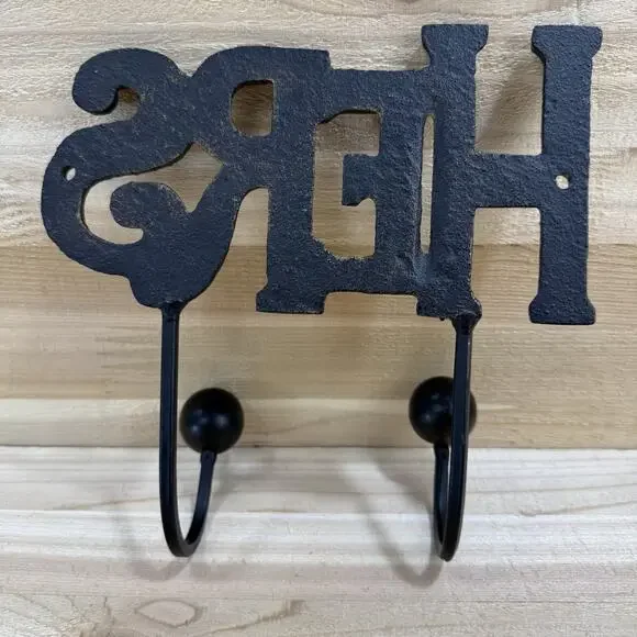 HERS Cast Iron Wall Clothes Hook - Picture 5 of 10